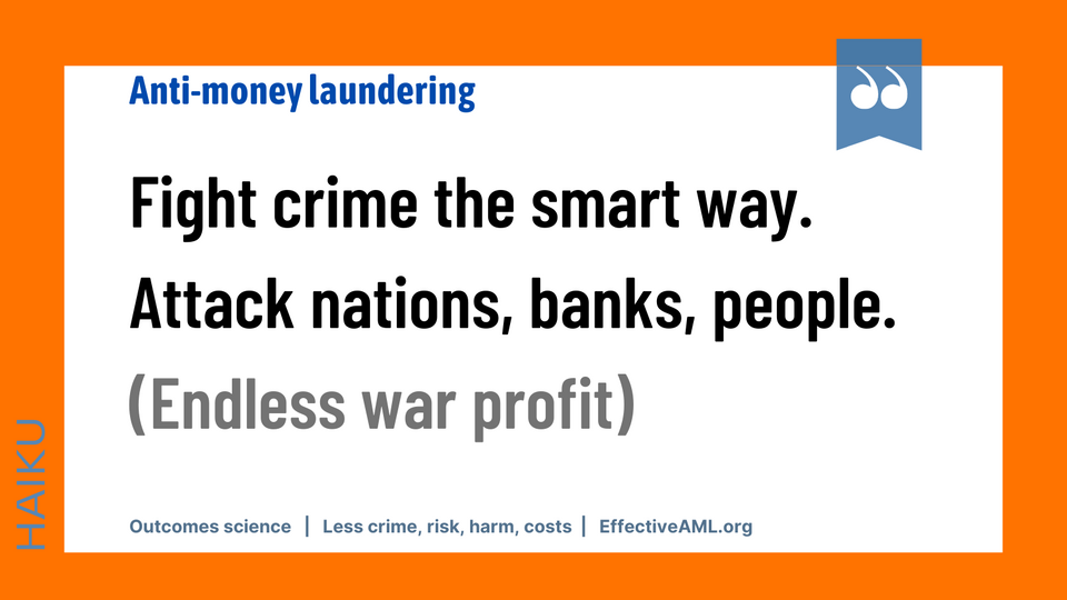 Anti-money laundering: A lesson from modern wars