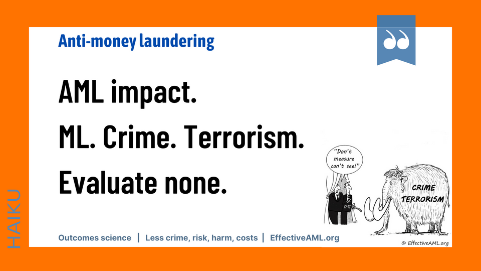 Anti-money laundering, anti-science